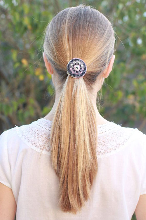 hair pieces and ponytails for girls