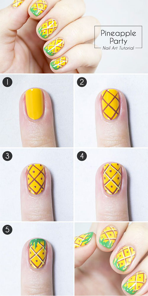 25 Easy Step By Step Nail Art Tutorials For Beginners & Learners 2014