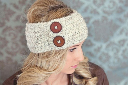 21+ Cool Winter Knit, Pattern, Braided & Bow Headbands For