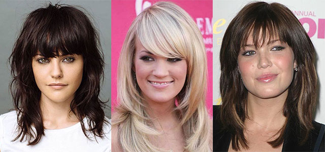 15 Modern Medium Length Haircuts With Bangs Layers For