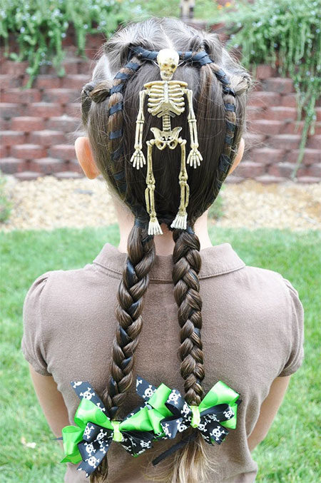 20+ Crazy & Scary Halloween Hairstyle Ideas For Kids ...