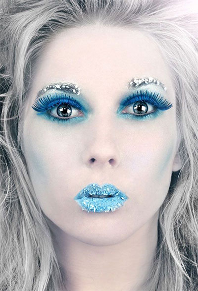 15 Winter Themed Fantasy Makeup Looks Ideas 2016 Fairy Makeup 3