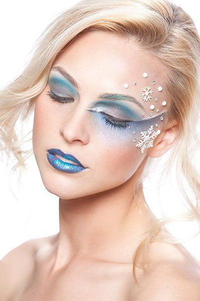 15+ Winter Themed Fantasy Makeup Looks &amp; Ideas 2016 | Fairy Makeup