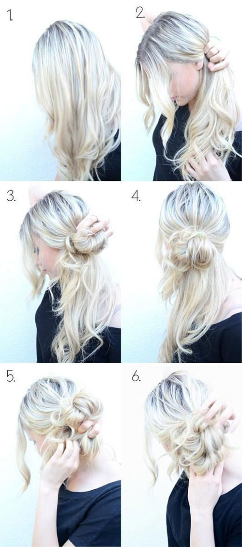 Simple Step By Step Winter Hairstyle Tutorials For Beginners