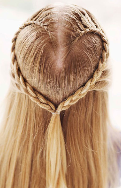 15+ Valentine's Day Hairstyle Ideas & Looks For Little Girls 2016
