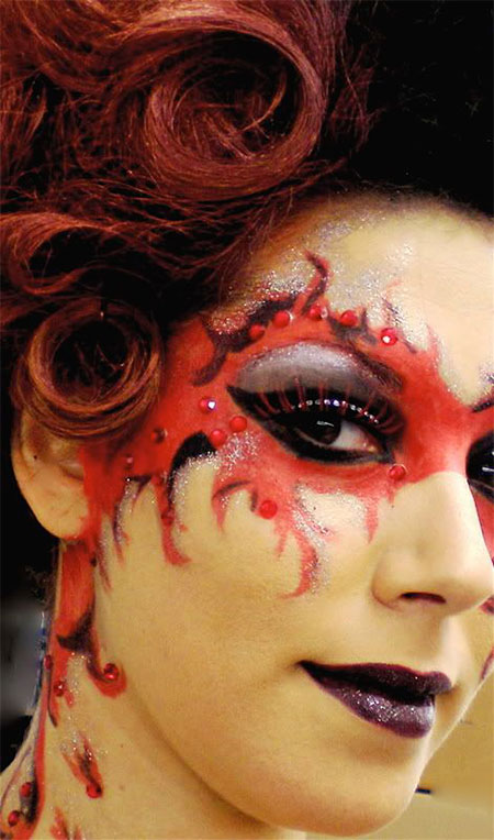 10+ Halloween Devil Makeup Ideas For Girls & Women 2016 ...
 Devil Costume For Women Makeup