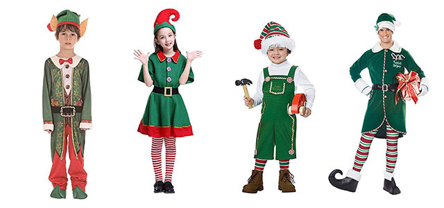 Christmas Elf Costumes Outfits For Kids Adults 2019
