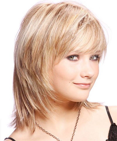25-Modern-Medium-Length-Haircuts-With-Bangs -Layers-For-Thick Hair-Round-Faces-2014-20