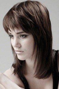 25 + Modern Medium Length Haircuts With Bangs , Layers For Thick Hair ...