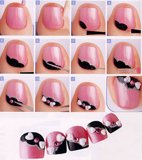 25-Easy-Step-By-Step-Nail-Art-Tutorials-For-Beginners-Learners-2014-22