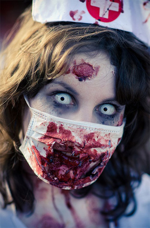15 Best Halloween Zombie Face Make Up Looks, Ideas & Trends For Girls