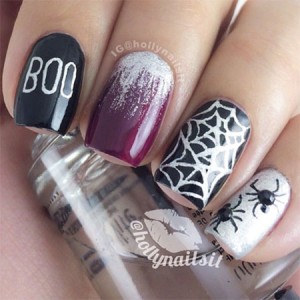 20 + Simple & Scary Halloween Nail Art Designs, Ideas, Trends ...