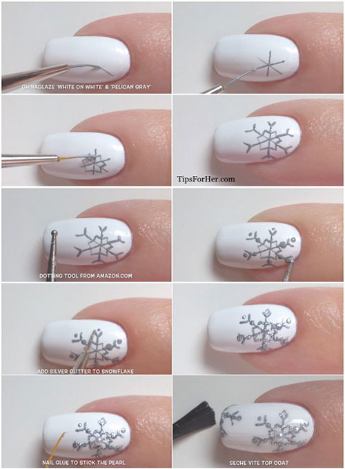 10-Simple-Winter-Nail-Art-Tutorials-For-Learners-2016-2