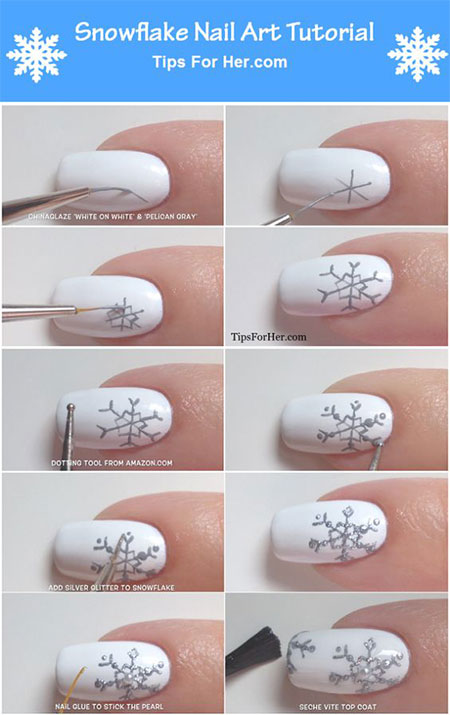 10-Easy-Simple-Winter-Nails-Art-Tutorials-For-Beginners-2017-6