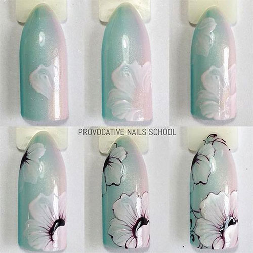 10-Step-By-Step-Spring-Floral-Nail-Art-Tutorials-For-Learners-2017-8