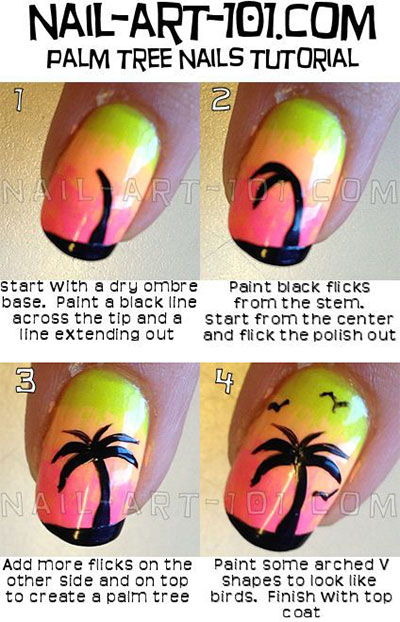 12-Step-By-Step-Summer-Nail-Art-Tutorials-For-Learners-2017-7