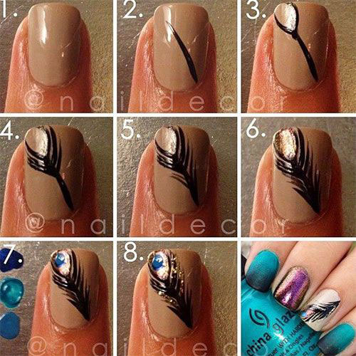Step-By-Step-Autumn-Nail -Art-Tutorials-For-Learners-2017-2