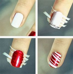 15+ Easy &amp; Simple Christmas Nails Tutorials For Beginners 2017 | Modern