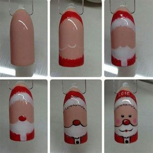 15+ Easy &amp; Simple Christmas Nails Tutorials For Beginners 2017 | Modern