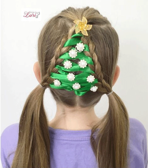 15-Simple-Christmas-Themed-Hairstyle-Ideas-For-Short-Long-Hair-2017-4