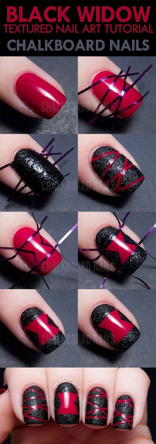 10-Awesome-Step-By-Step-Halloween-Nails-Art-Tutorials-For-Beginners-2018-3