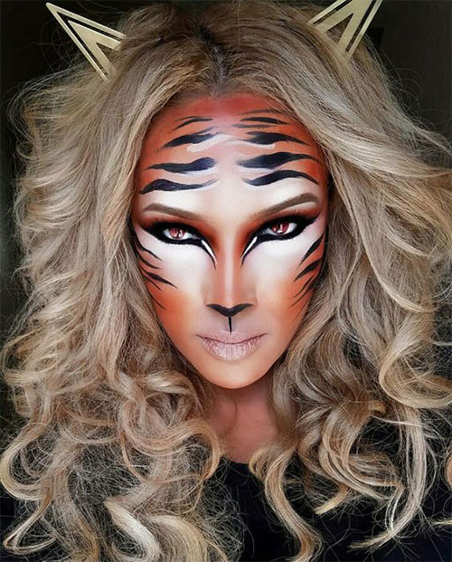 15-Halloween-Cat-Face-Makeup-Ideas-For-Girls-Women-2018-15