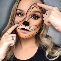 Cute Leopard Halloween Makeup Ideas For Girls & Women 2019 – Modern ...