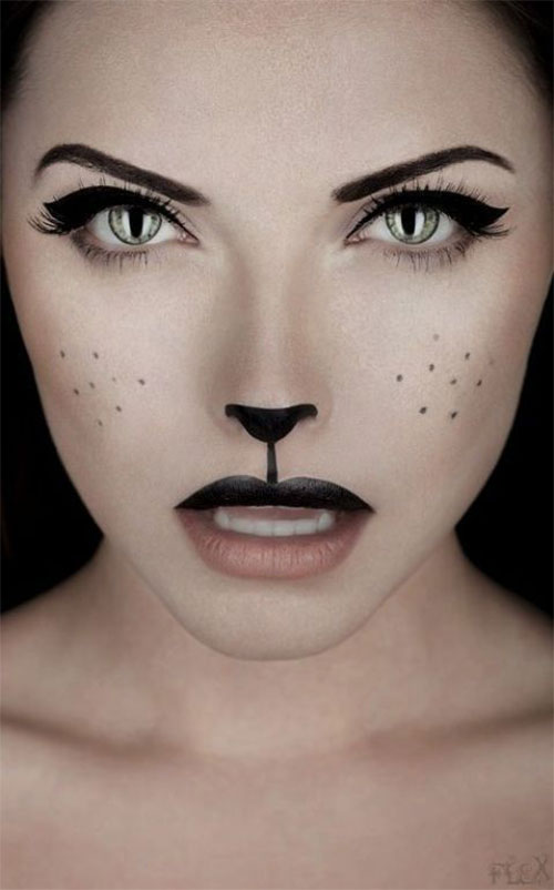 Halloween-Cat-Face-Makeup-Ideas-2019-Halloween-Cat-Looks-1