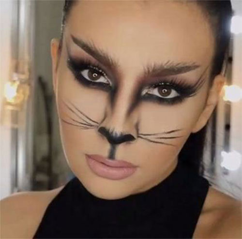 Halloween-Cat-Face-Makeup-Ideas-2019-Halloween-Cat-Looks-4