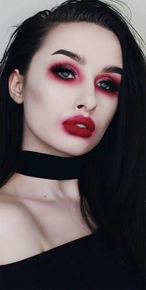 Witch-Halloween-Make-Up-Looks-For-Girls-Women-2019-12