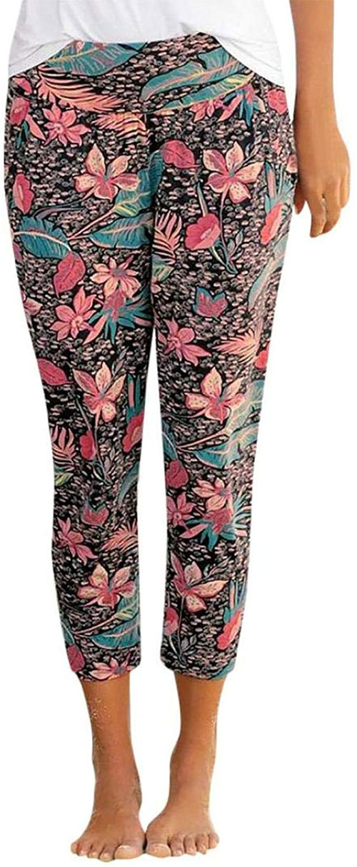 Floral-Print-Pants-For-Girls-Women-2020-Spring-Fashion-7