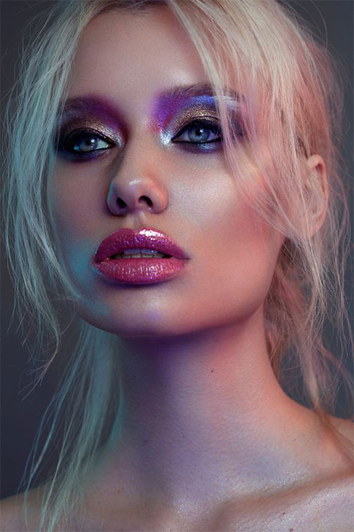 Glitter-Glam-Halloween-Makeup-Ideas-2020-2
