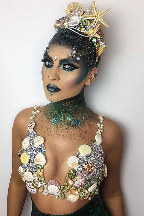 Halloween-Scary-Mermaid-Makeup-Looks-Ideas-2020-15