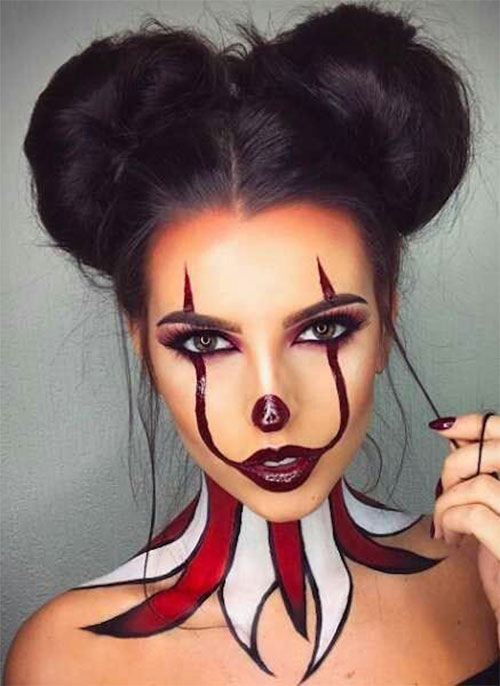 Halloween-Clown-Makeup-Looks-Ideas-2020-10