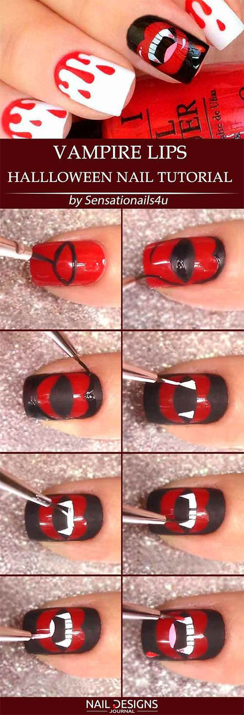 Step-By-Step-Halloween-Nail-Art-Tutorials-For-Learners-2021-17