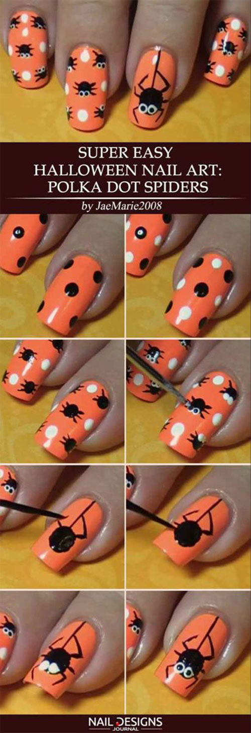 Step-By-Step-Halloween-Nail-Art-Tutorials-For-Learners-2021-7
