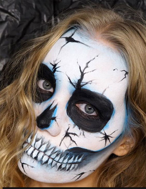Halloween-Skull-Makeup-Looks-2021-Skeleton-Makeup-Ideas-1