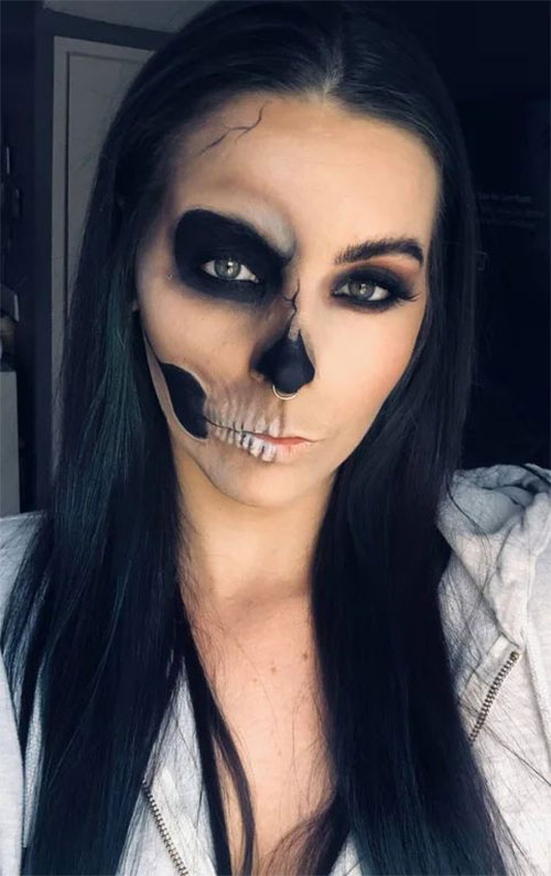 Halloween-Skull-Makeup-Looks-2021-Skeleton-Makeup-Ideas-12