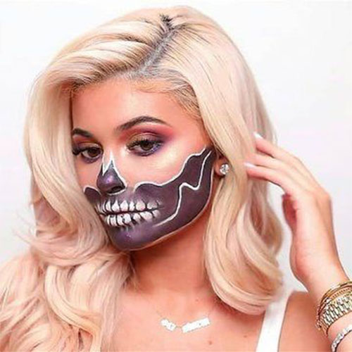 Halloween-Skull-Makeup-Looks-2021-Skeleton-Makeup-Ideas-8