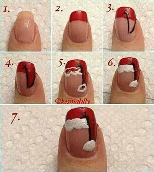 Christmas-Nail-Art-Tutorials-For-Beginners-Learners-2021-1