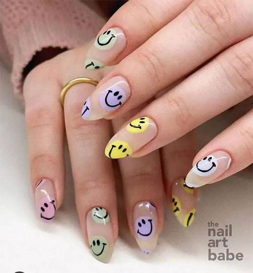 Smiley-Face-Nail-Art-Designs-That-ll-Boost-Your-Mood-1