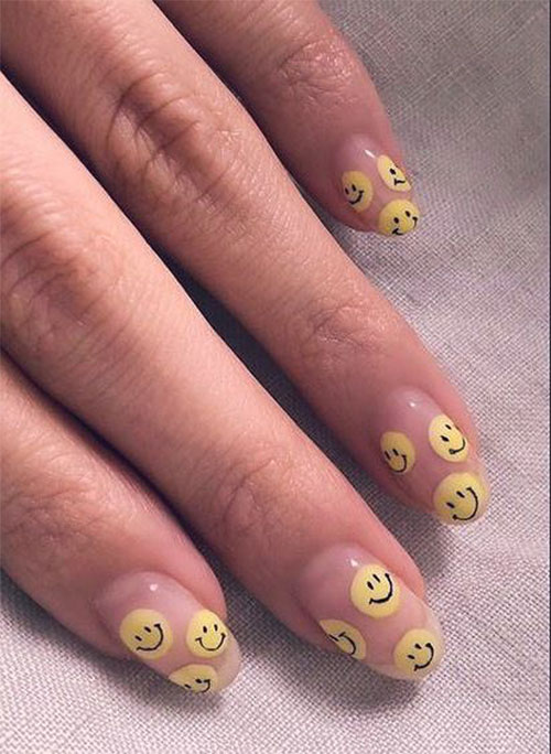 Smiley-Face-Nail-Art-Designs-That-ll-Boost-Your-Mood-16