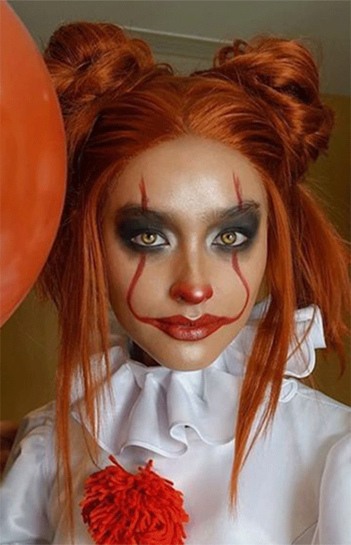 Creepy-Clown-Halloween-Makeup-Looks-To-Try-In-2022-3