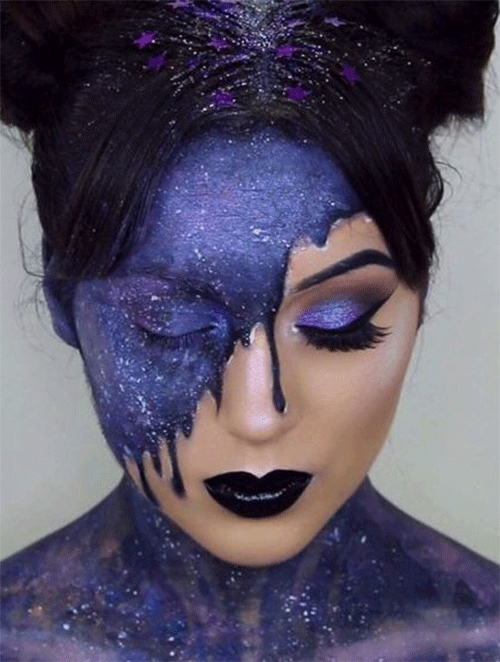 Galaxy-Halloween-Makeup-Ideas-For-Halloween-In-2022-7