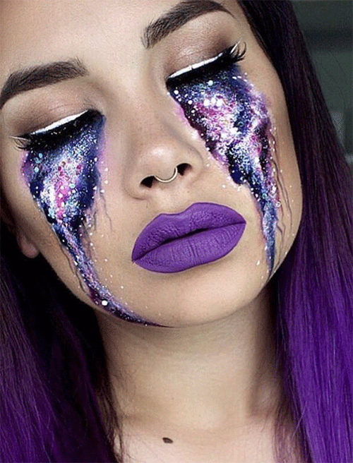 Galaxy-Halloween-Makeup-Ideas-For-Halloween-In-2022-9