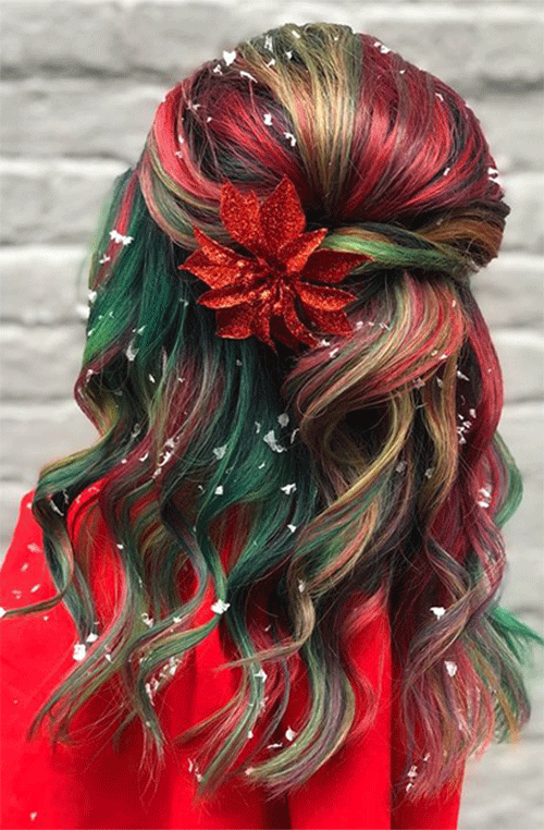 Christmas-Hairstyle-Ideas-For-Girls-To-Celebrate-The-Festive-Season-2