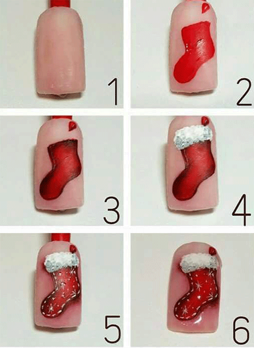 Christmas-Nail-Art-Tutorials-For-Beginners-Learners-1