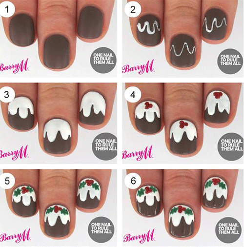 Christmas-Nail-Art-Tutorials-For-Beginners-Learners-2