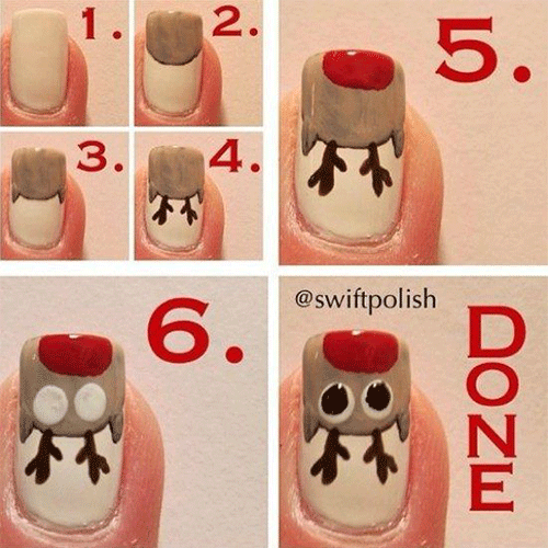 Christmas-Nail-Art-Tutorials-For-Beginners-Learners-5