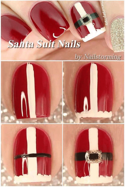 Christmas-Nail-Art-Tutorials-For-Beginners-Learners-9
